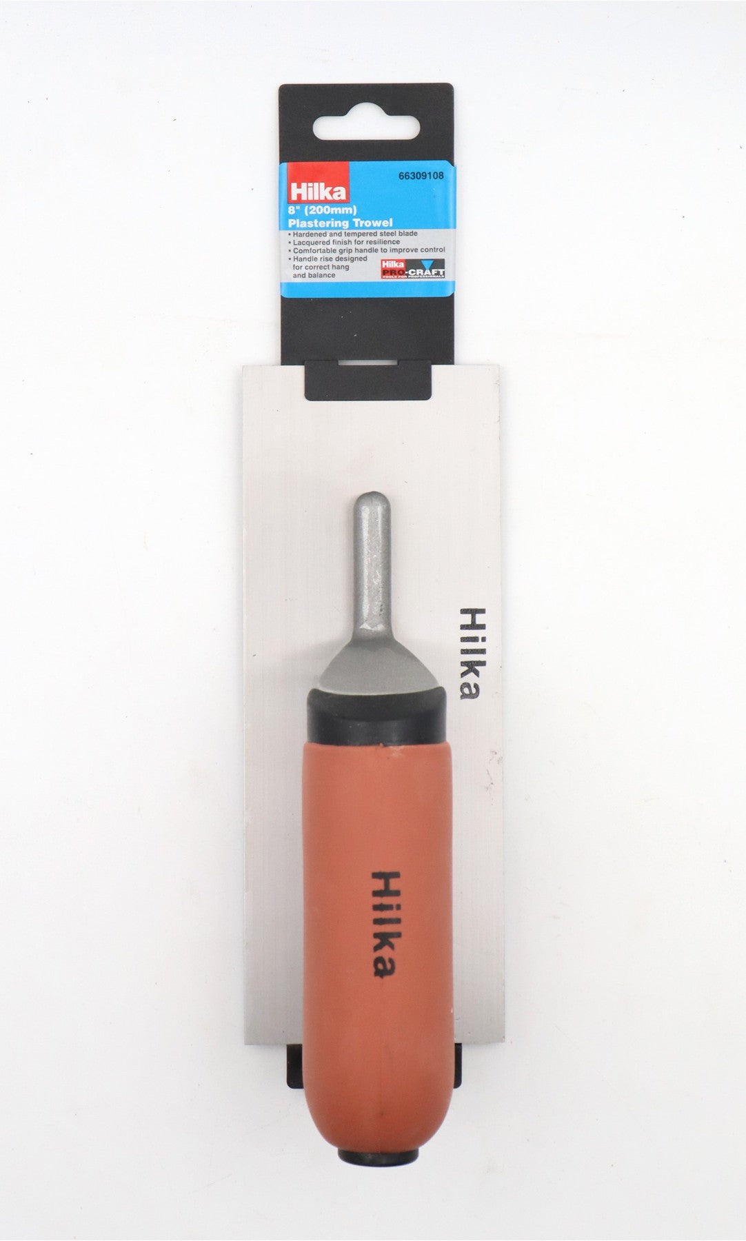 Hilka 8" x 3" Plasterers Soft Grip Trowel 66309108