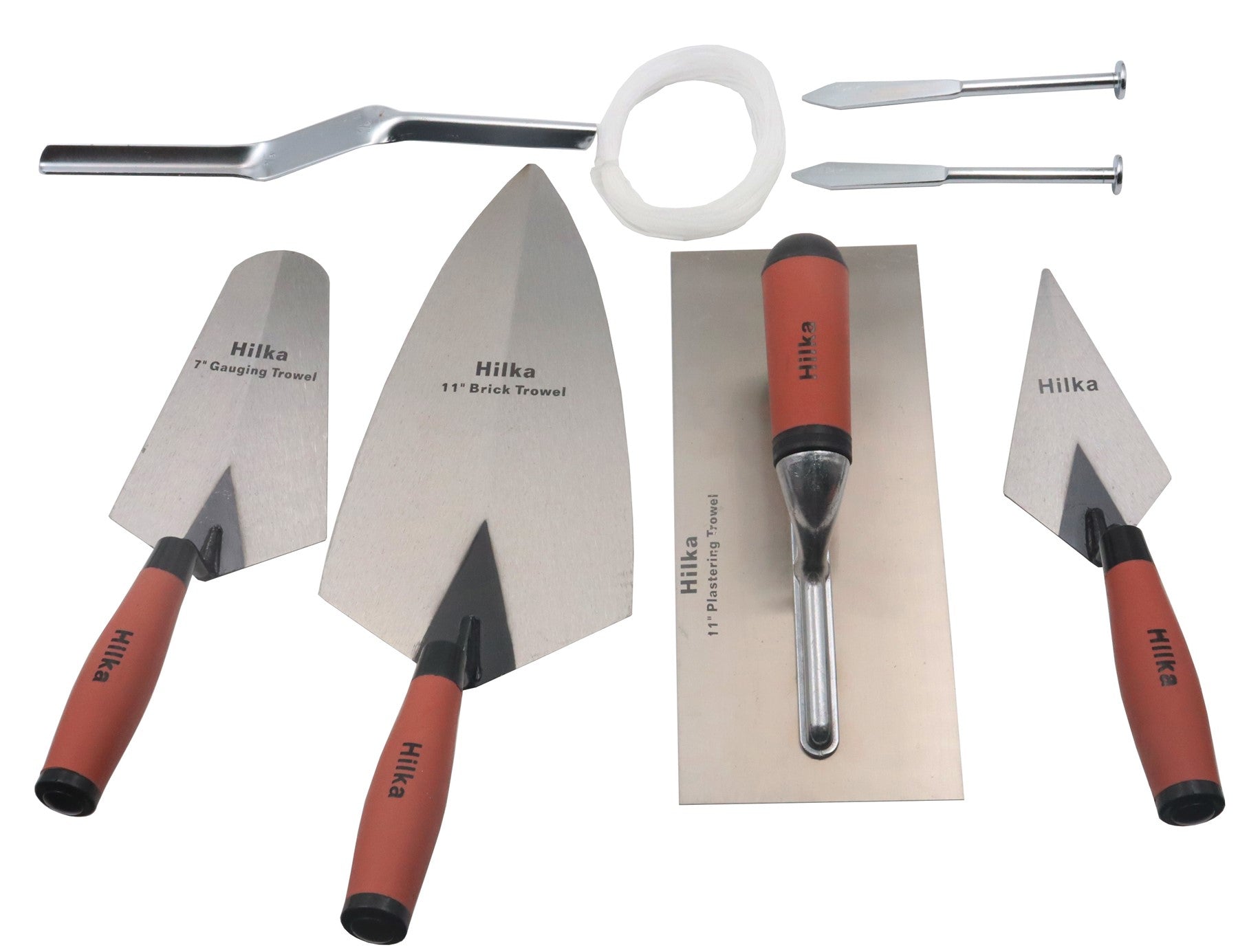 Hilka 6 pce Soft Grip Trowel Set 66416006