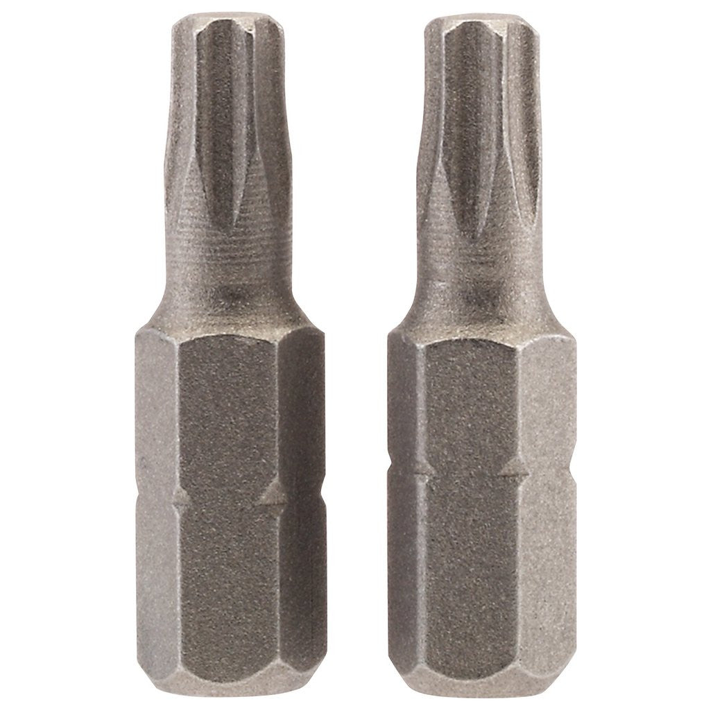 Draper TX-STAR® Insert Bit, 1/4" Hex, 25mm Long, T25 (Pack of 2)  66431