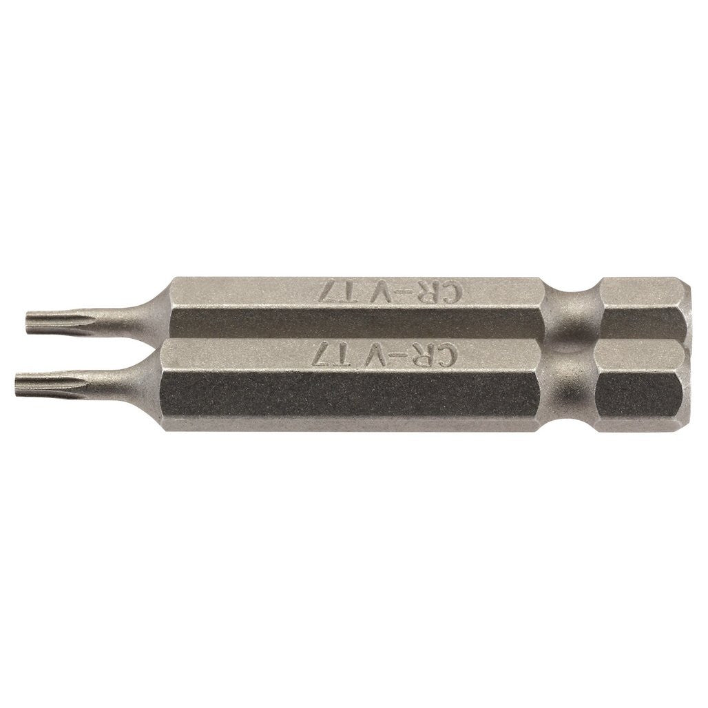 Draper TX-STAR® Insert Bit, 1/4" Hex, 50mm Long, T7 (Pack of 2)  66483