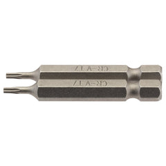 Draper TX-STAR® Insert Bit, 1/4" Hex, 50mm Long, T7 (Pack of 2)  66483