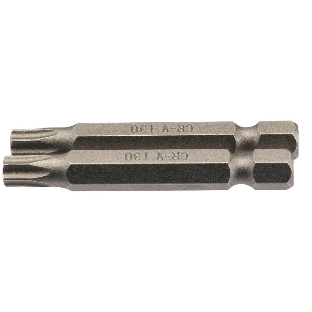 Draper TX-STAR® Insert Bit, 1/4" Hex, 50mm Long, T30 (Pack of 2)  66491