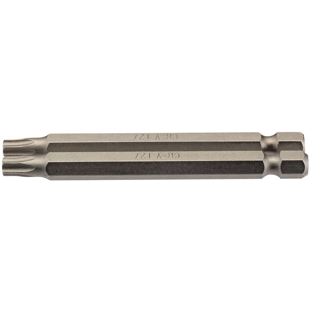 Draper TX-STAR® Insert Bit, 1/4" Hex, 75mm Long, T27 (Pack of 2)  66851