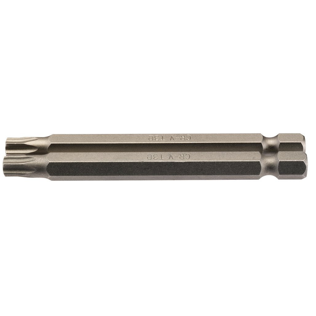Draper TX-STAR® Insert Bit, 1/4" Hex, 75mm Long, T30 (Pack of 2)  66852