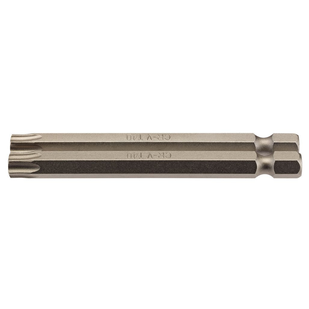 Draper TX-STAR® Insert Bit, 1/4" Hex, 75mm Long, T40 (Pack of 2)  66853