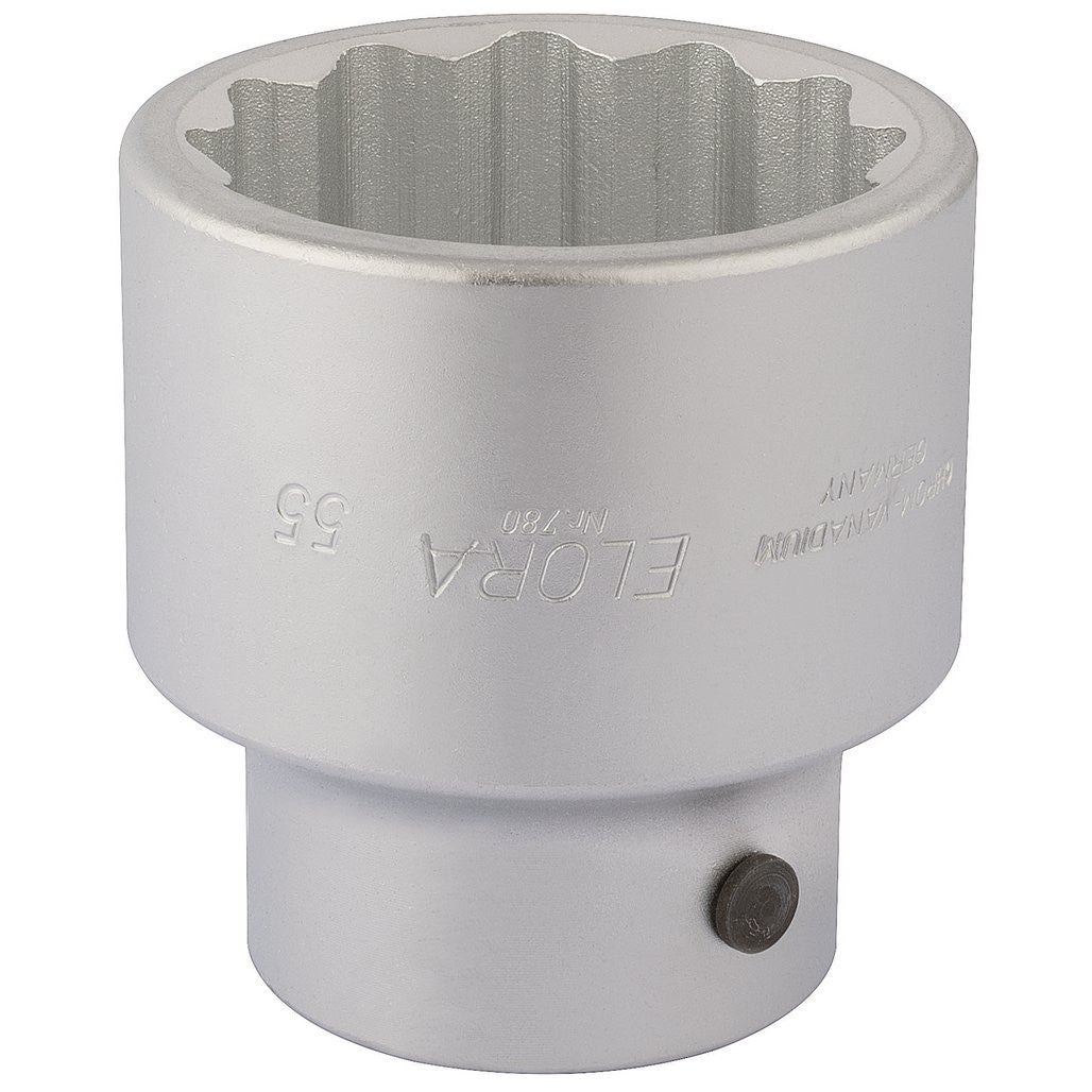 Draper Elora Bi-Hexagon Socket, 1" Sq. Dr., 55mm  67450