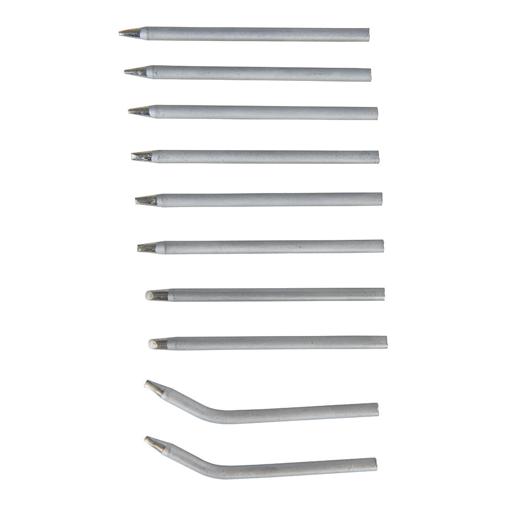 Silverline Soldering Iron Tips Set 10pce 675071