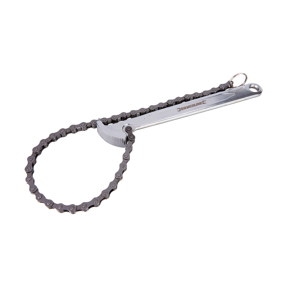 Silverline Oil Filter Chain Wrench 675121