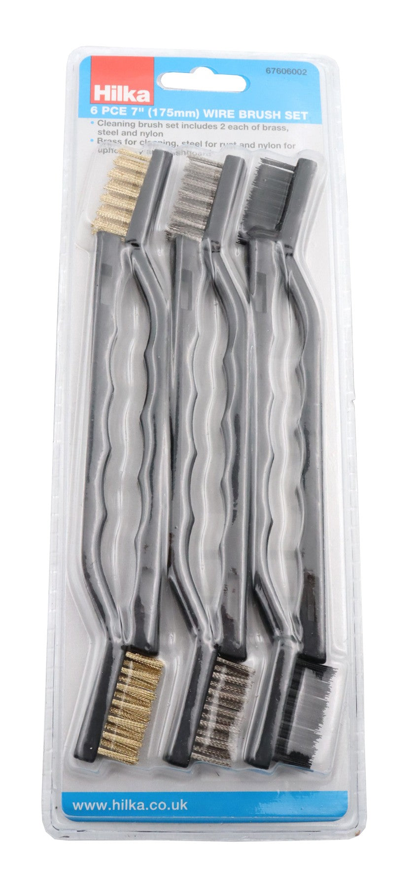Hilka 6 pce 7" Cleaning Brush Set 67606002