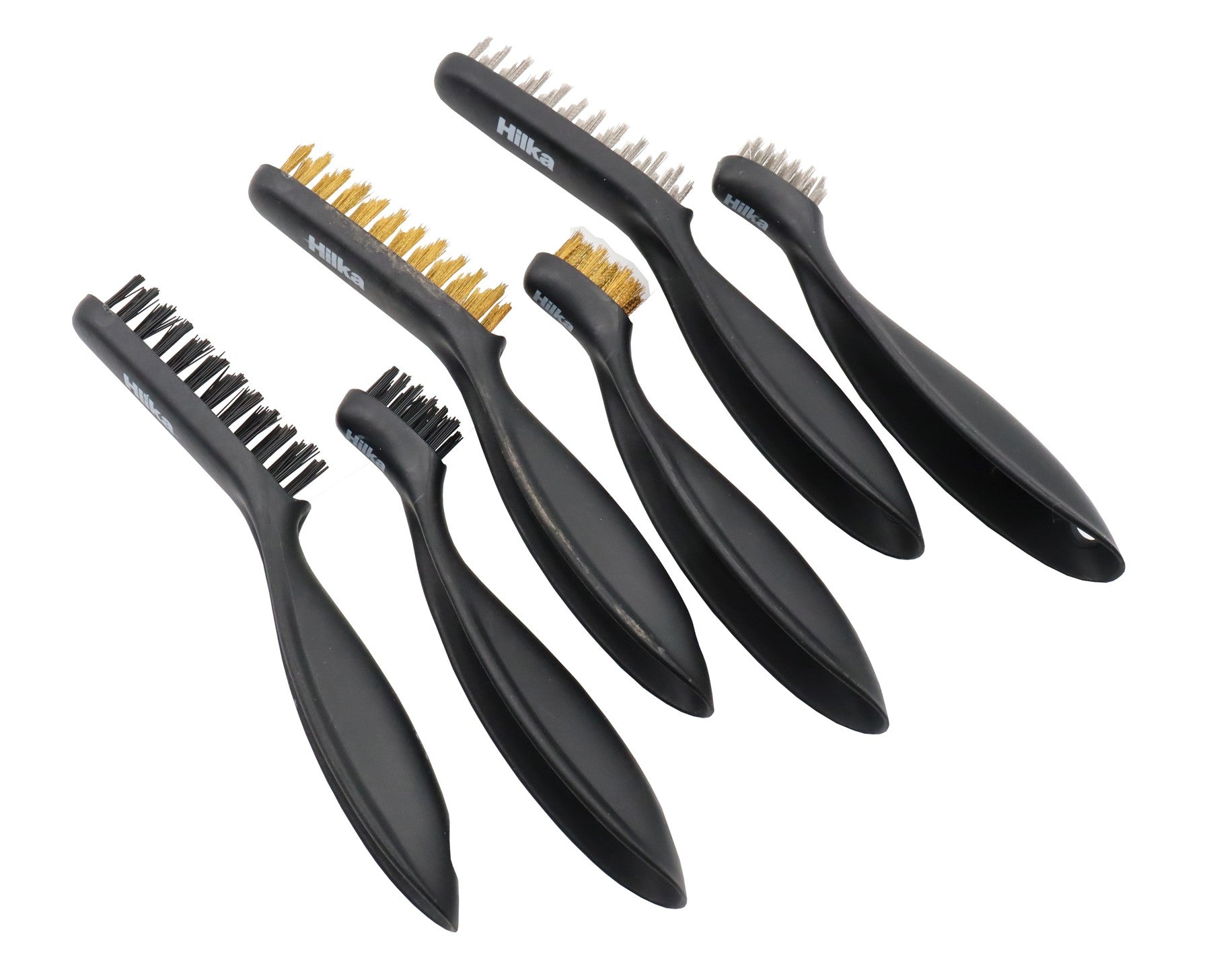 Hilka 6 pce 7" & 9" Wire Brush Set 67607906