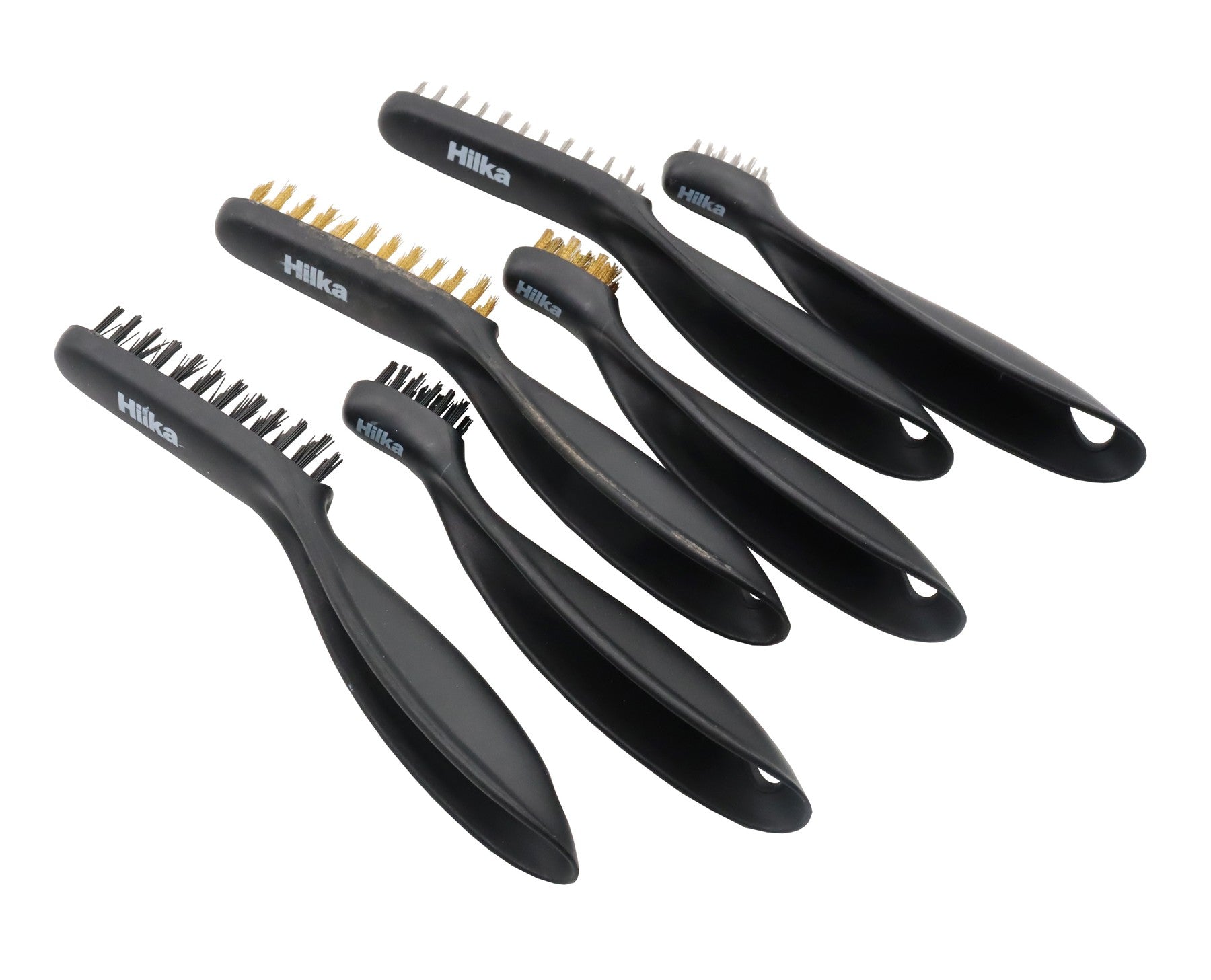 Hilka 6 pce 7" & 9" Wire Brush Set 67607906