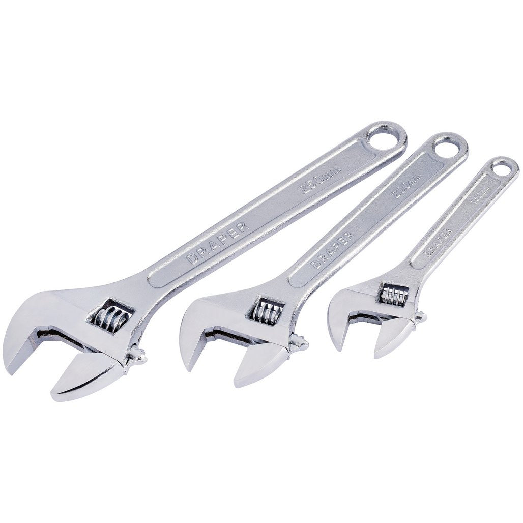 Draper Redline® Adjustable Wrench Set (3 Piece)  67642