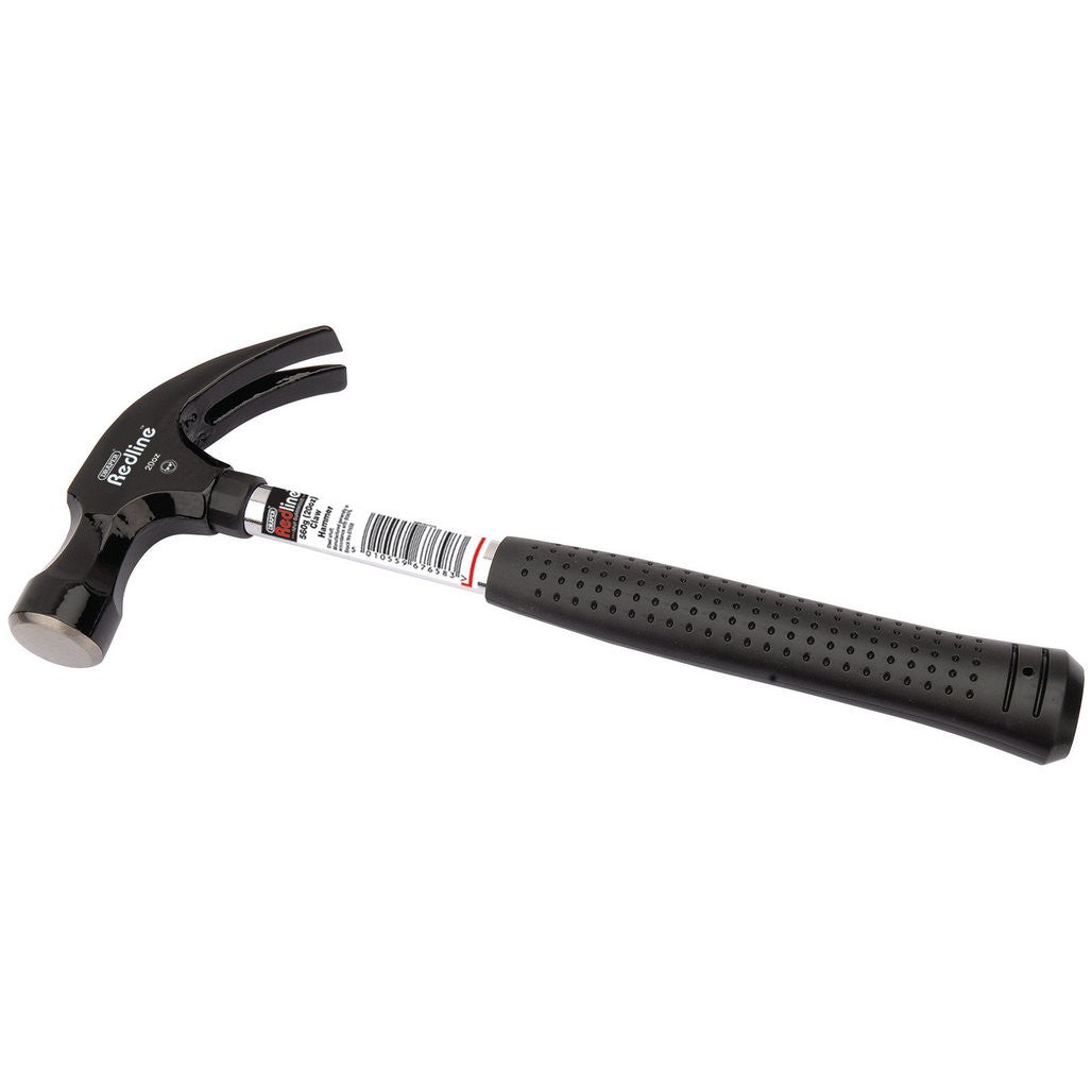 Draper Redline® Claw Hammer with Steel Shaft, 560g/20oz  67658