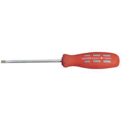Draper Expert Plain Slot Parallel Tip Mechanics Screwdriver, 100 x 3.2mm (Sold Loose)  67850