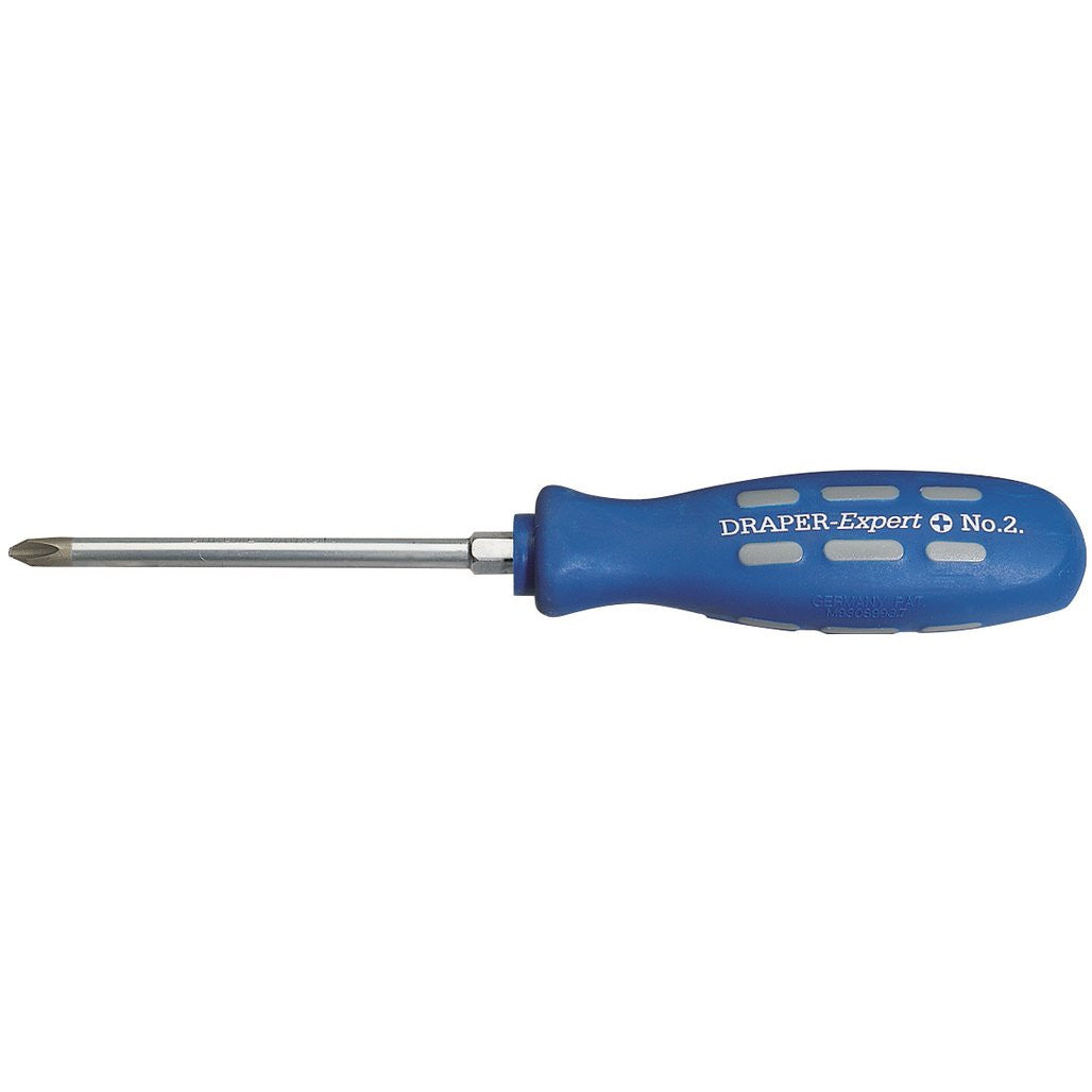 Draper Expert Cross Slot Mechanics Screwdriver, 100mm, No.2 (Sold Loose)  67859