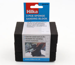 Hilka 3 pce Sponge Sanding Blocks 68100725