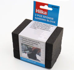 Hilka 3 pce Sponge Sanding Blocks 68100725