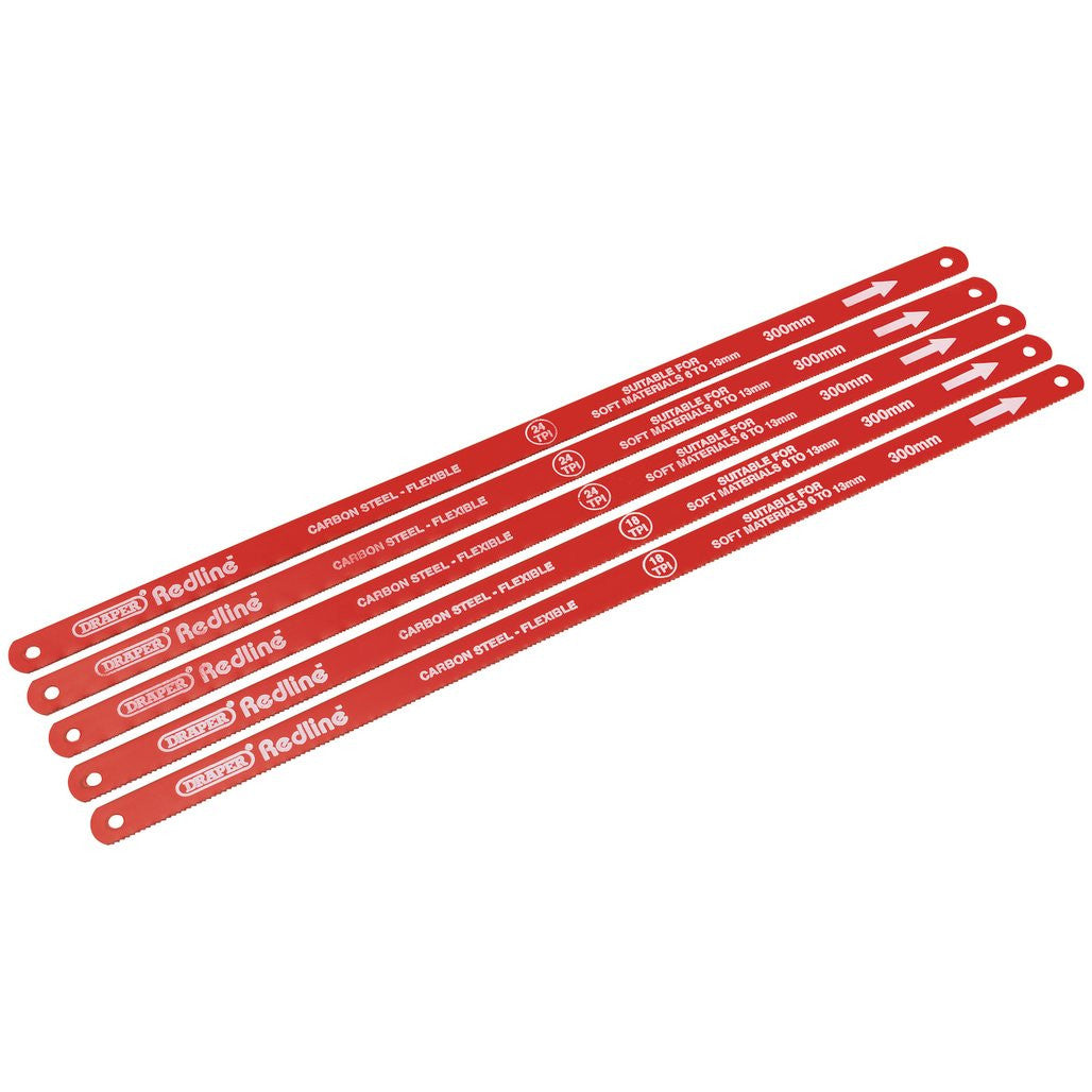 Draper Redline® Hacksaw Blades, 300mm (Pack of 5)  68414