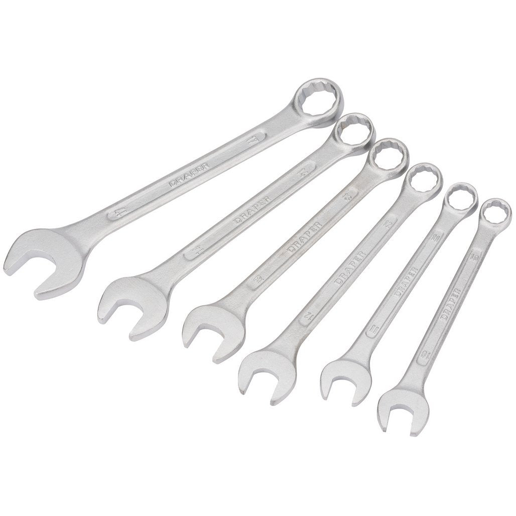 Draper Redline® Metric Combination Spanner Set, 10 - 17mm (6 Piece)  68479