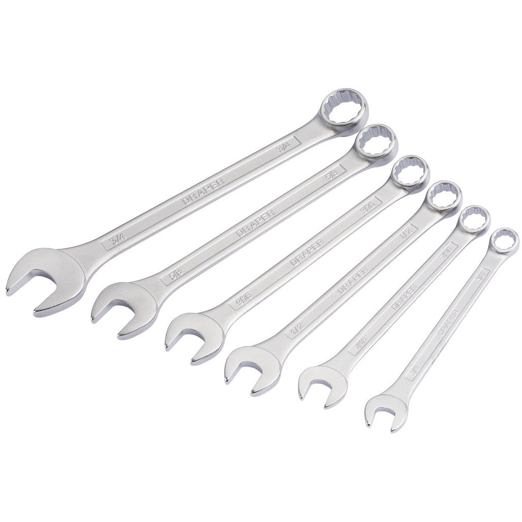 Draper Redline® AF Combination Spanner Set (6 Piece)  68480