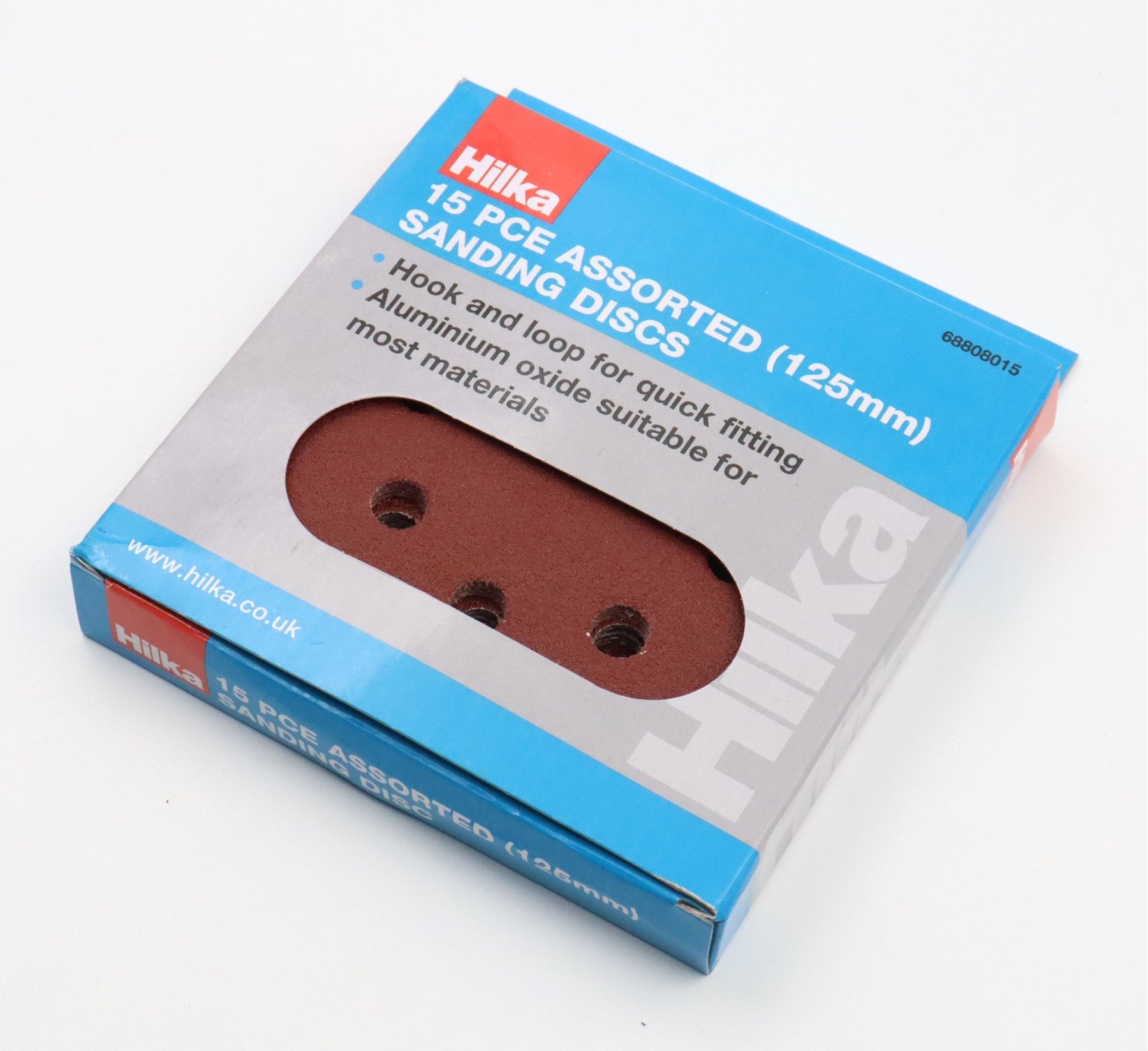 Hilka 15 pce Assorted 125mm Sanding Discs 68808015