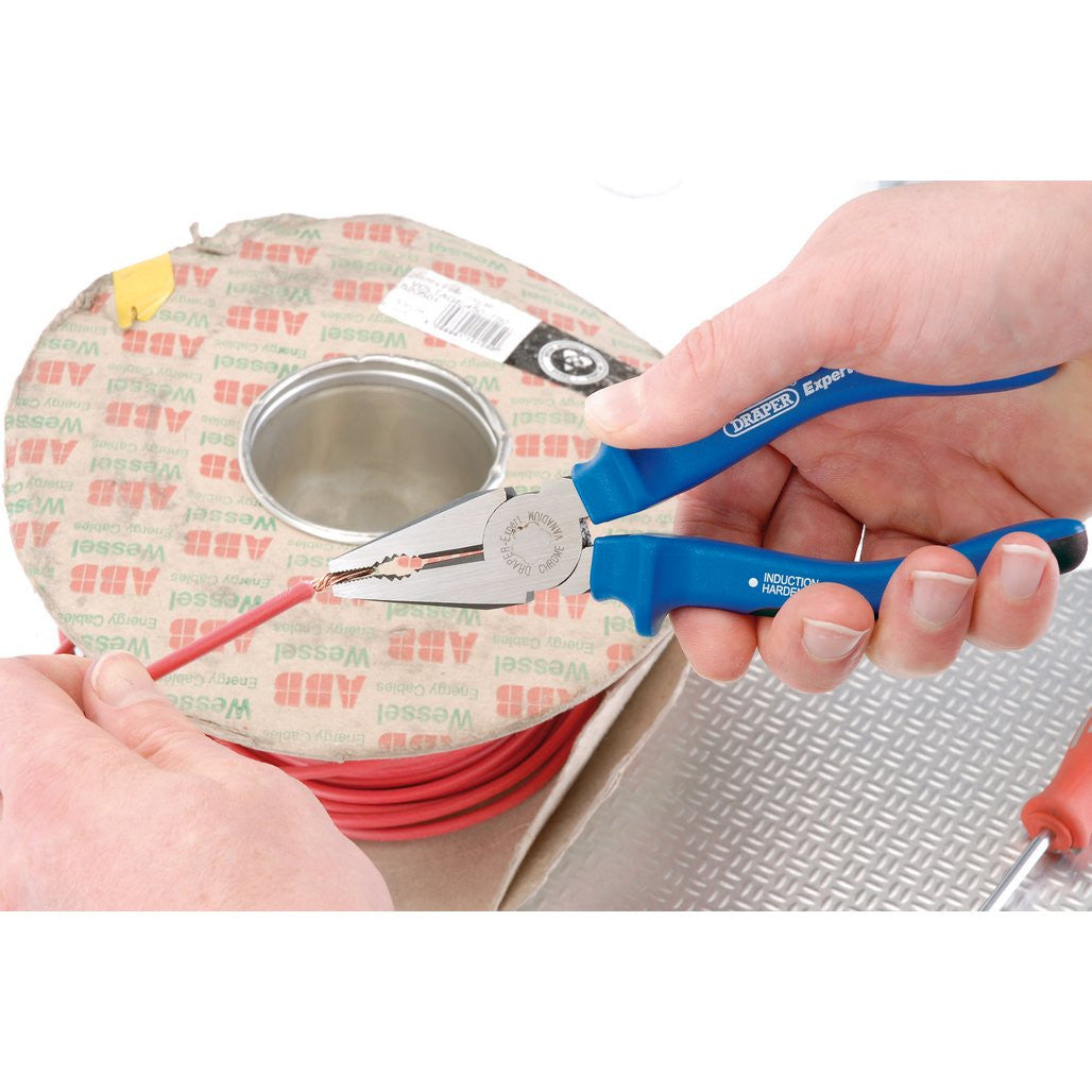 Draper Expert Heavy Duty Soft Grip Combination Pliers, 160mm  68883