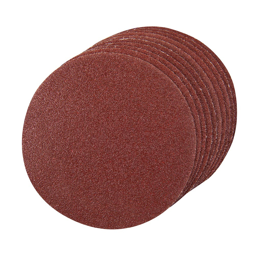 Silverline Hook & Loop Discs 125mm 10pce 689244