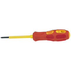 Draper Expert VDE Approved Fully Insulated Cross Slot Screwdriver, No.0 x 60mm (Sold Loose)  69224