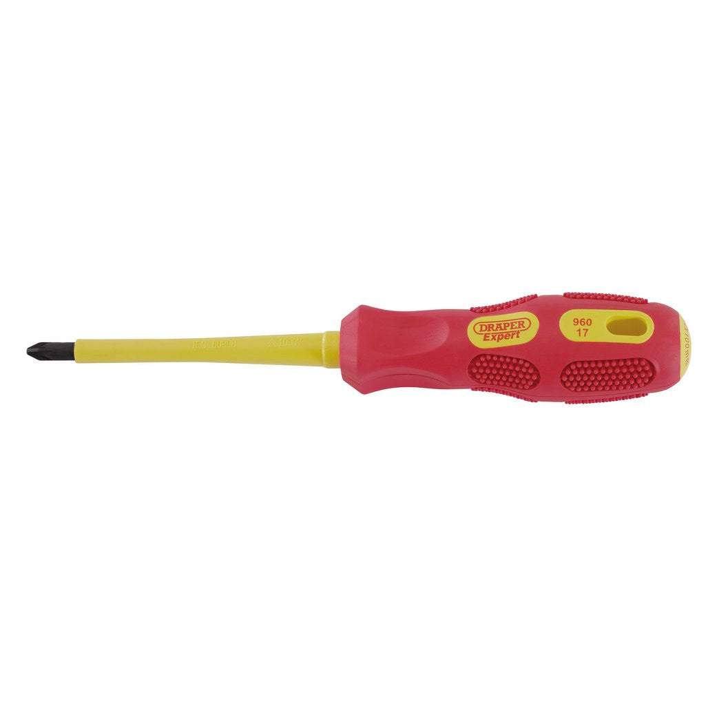 Draper Expert VDE Approved Fully Insulated PZ TYPE Screwdriver, No.2 x 100mm   69229