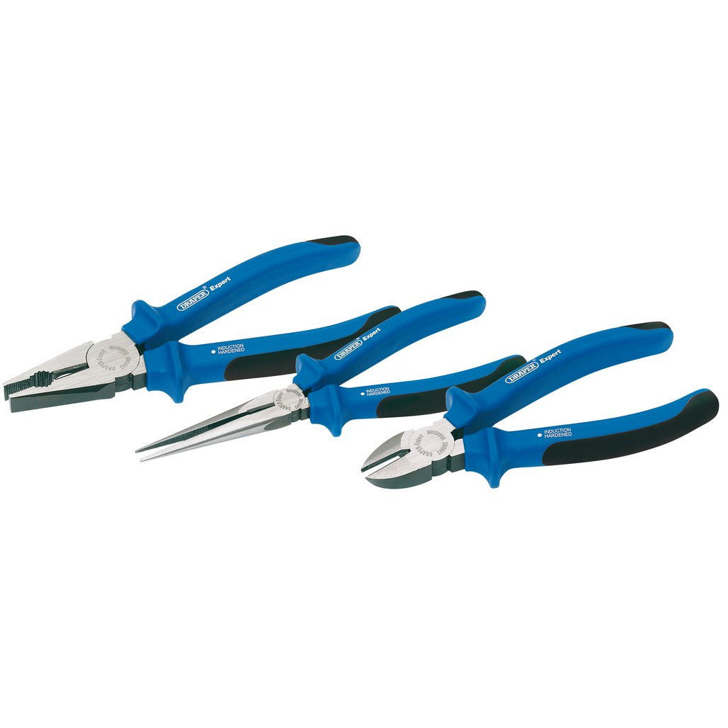 Draper Expert Heavy Duty Soft Grip Pliers Set (3 Piece)  69289