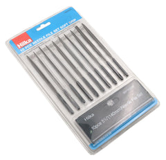 Hilka 10 pce Needle File Set Soft Grip 69790010