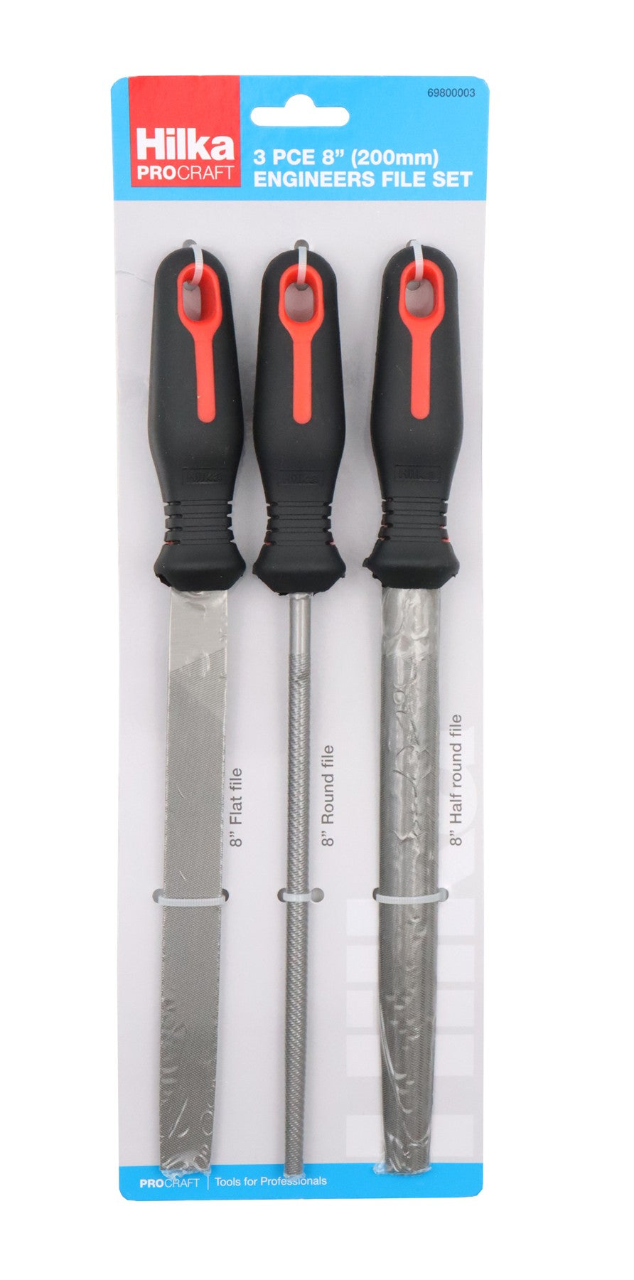 Hilka 3 pce 8" (200mm) Engineers File Set 69800003
