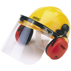 Draper Safety Helmet with Ear Muffs and Visor  69933