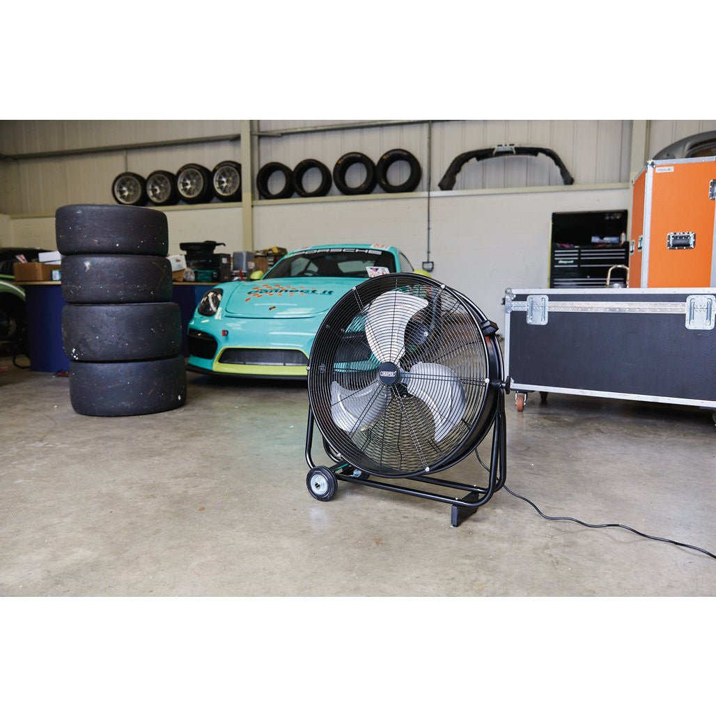 Draper 230V Drum Fan, 24"/610mm, 120W 70045