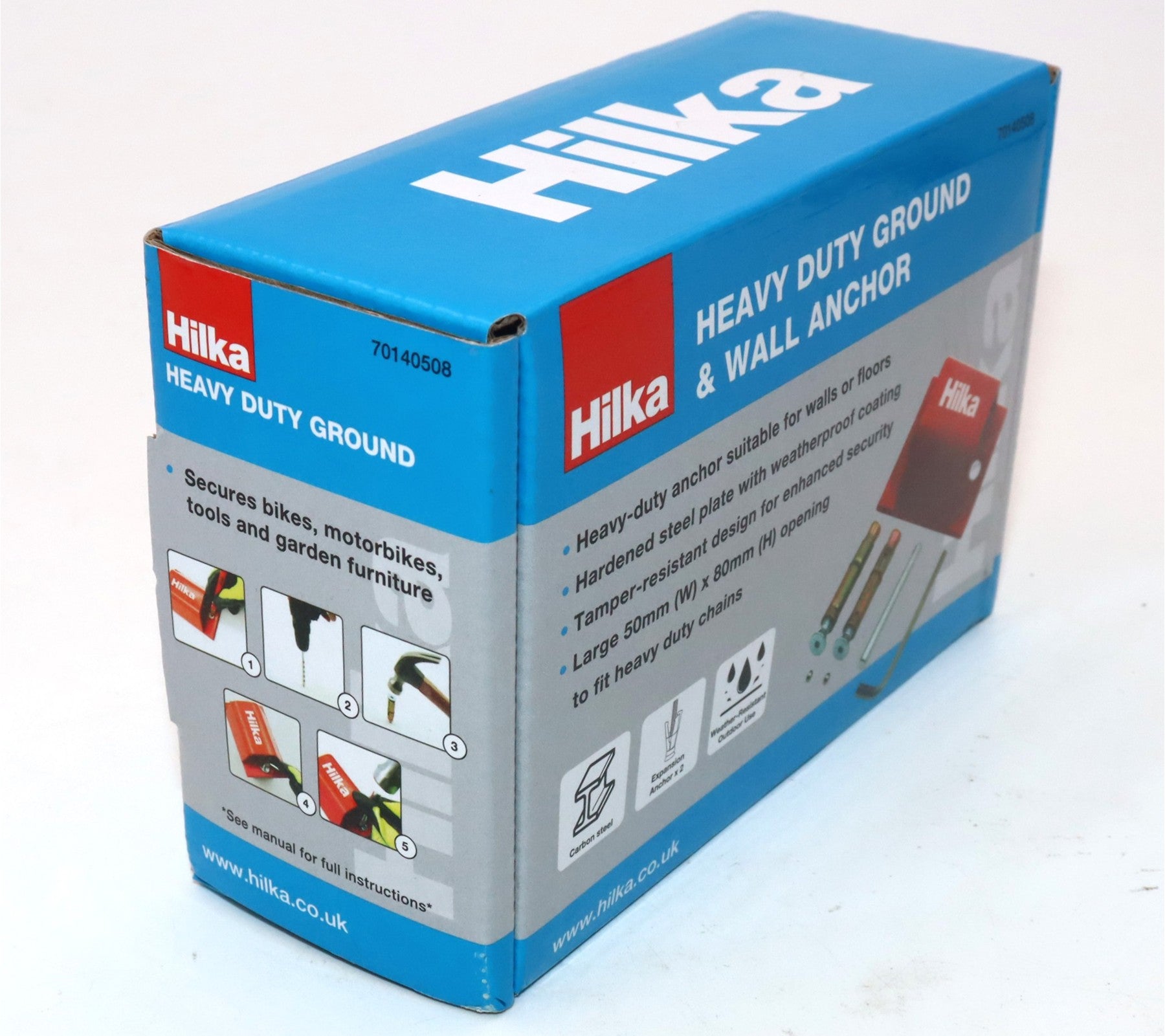 Hilka Heavy Duty Ground & Wall Anchor 70140508