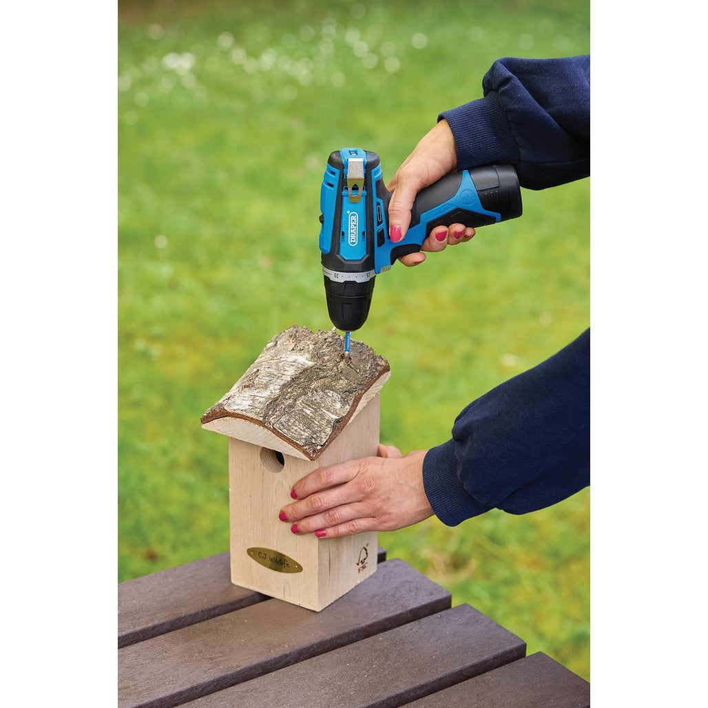 Draper 12V Drill Driver, 1 x 1.5Ah Battery, 1 x Fast Charger  70328