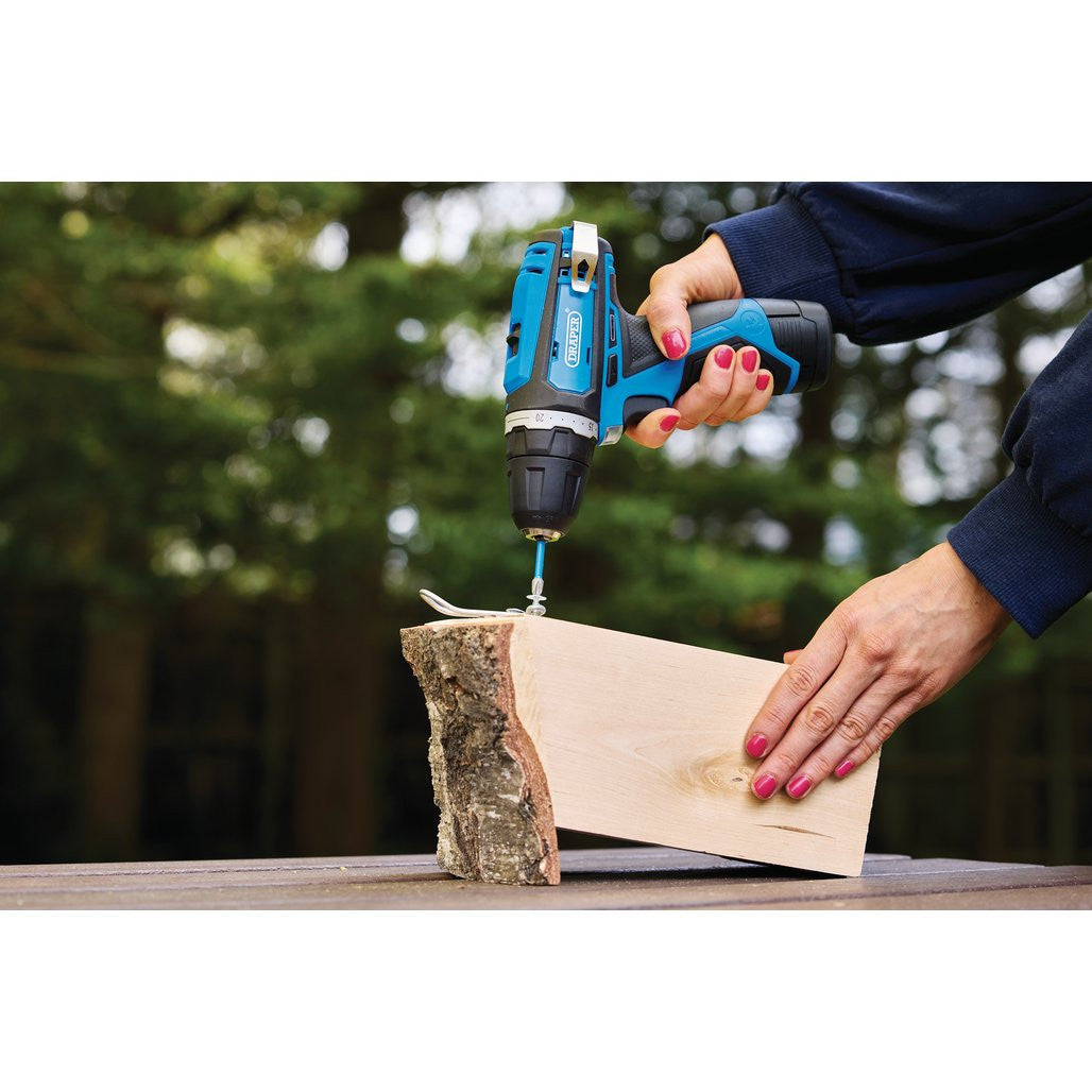 Draper 12V Drill Driver, 1 x 1.5Ah Battery, 1 x Fast Charger  70328