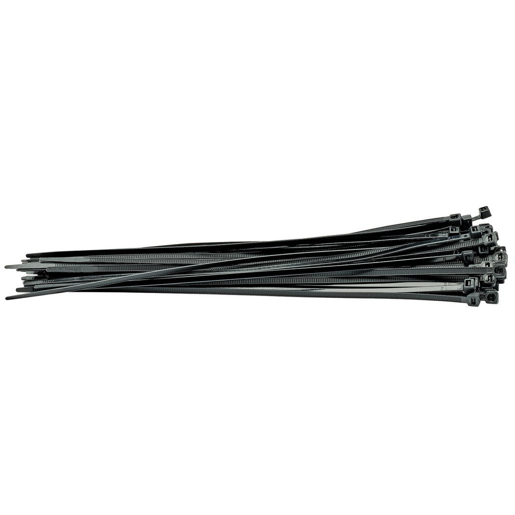 Draper Cable Ties, 4.8 x 300mm, Black (Pack of 100)  70397