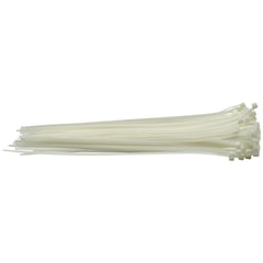 Draper Cable Ties, 4.8 x 300mm, White (Pack of 100)  70399