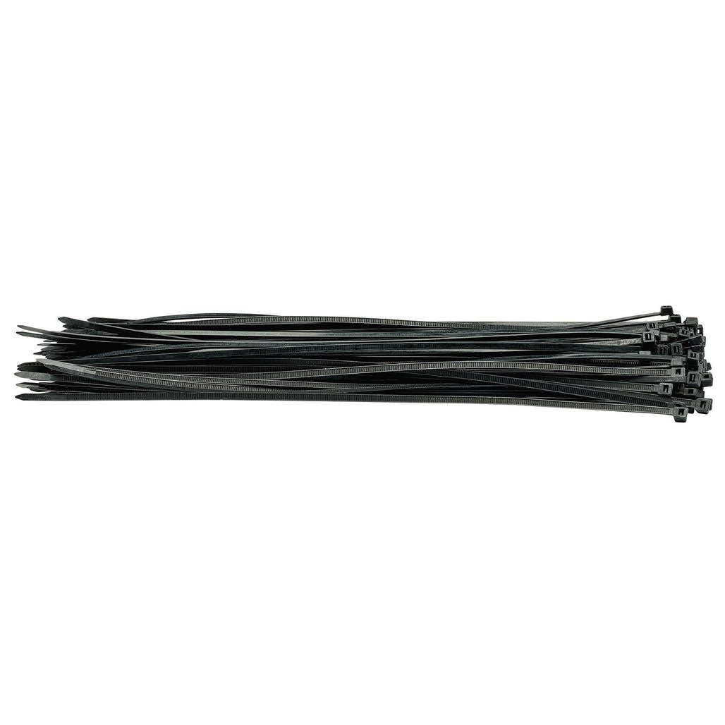Draper Cable Ties, 4.8 x 400mm, Black (Pack of 100)  70400