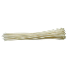 Draper Cable Ties, 4.8 x 400mm, White (Pack of 100)  70401