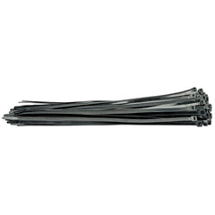 Draper Cable Ties, 7.6 x 400mm, Black (Pack of 100)  70403