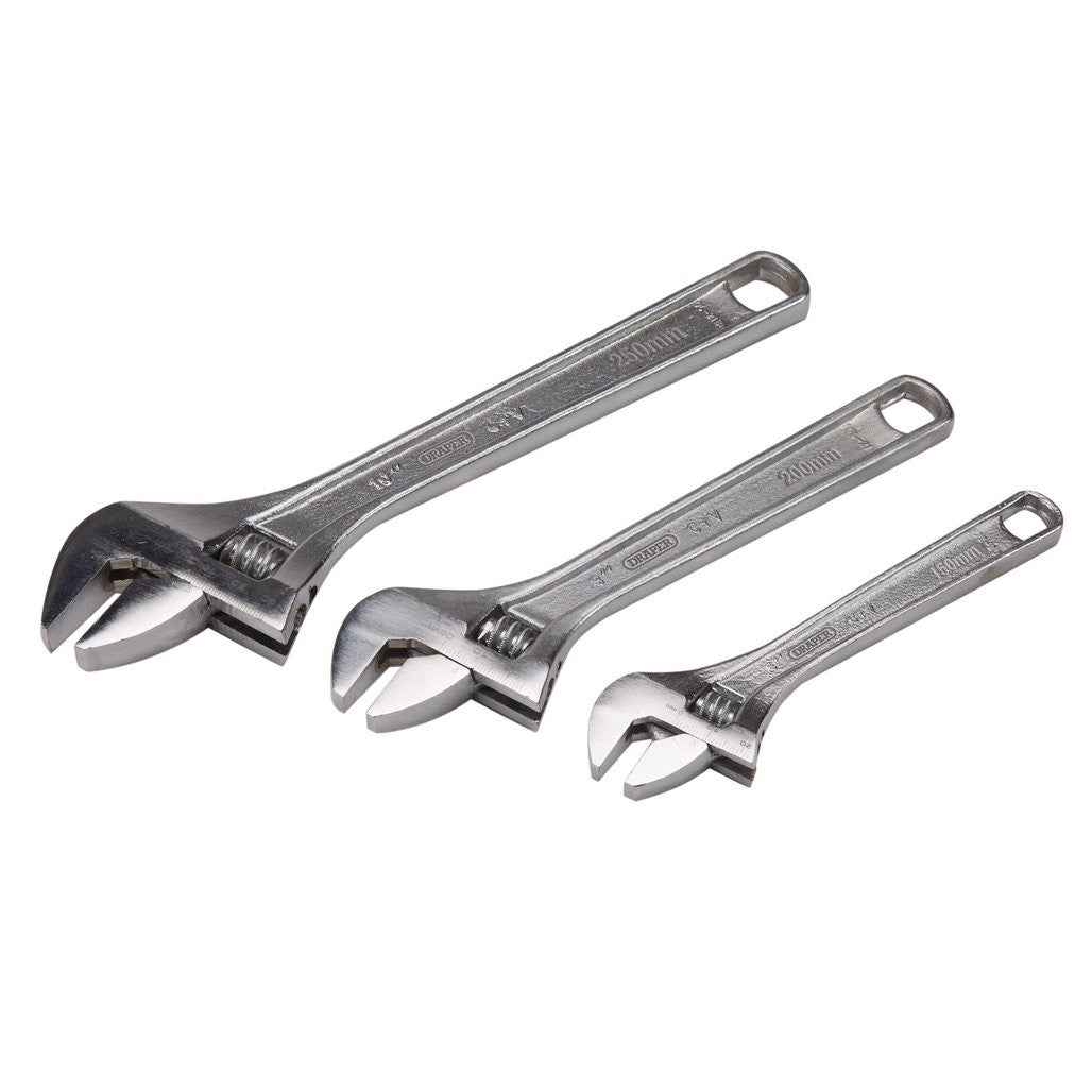 Draper Adjustable Wrench Set (3 Piece)  70409