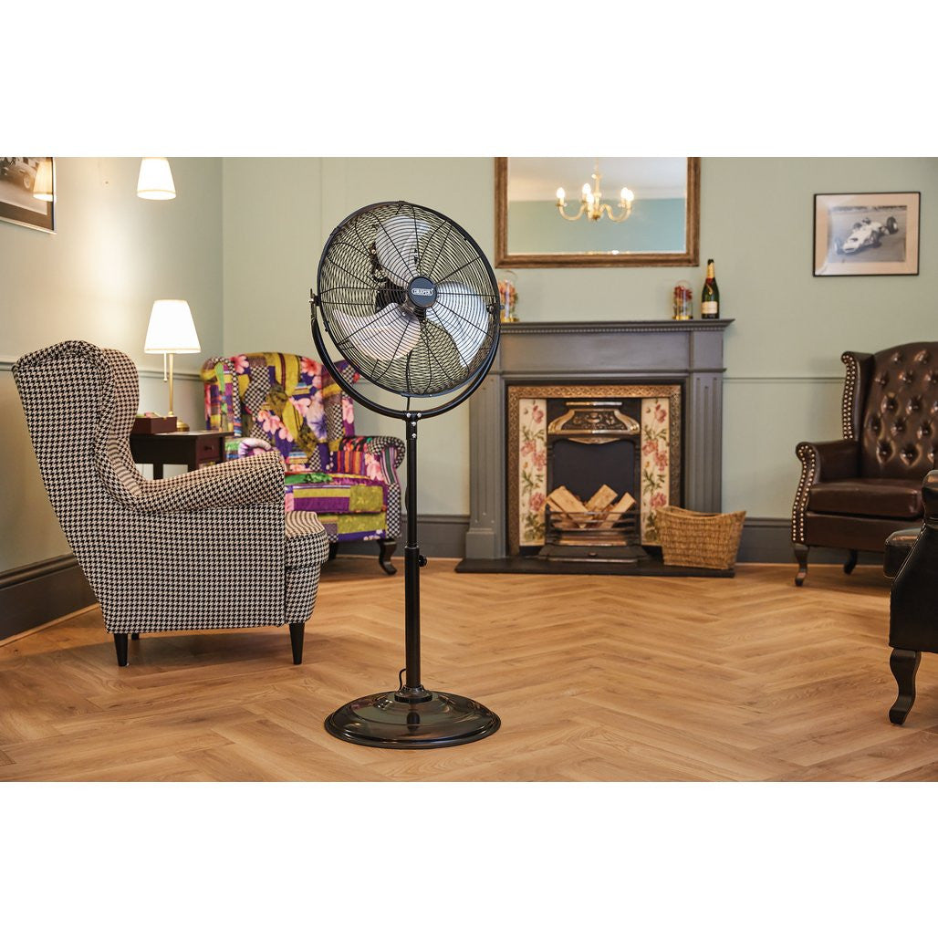 Draper 230V Pedestal Fan, 18"/450mm, 120W 70429