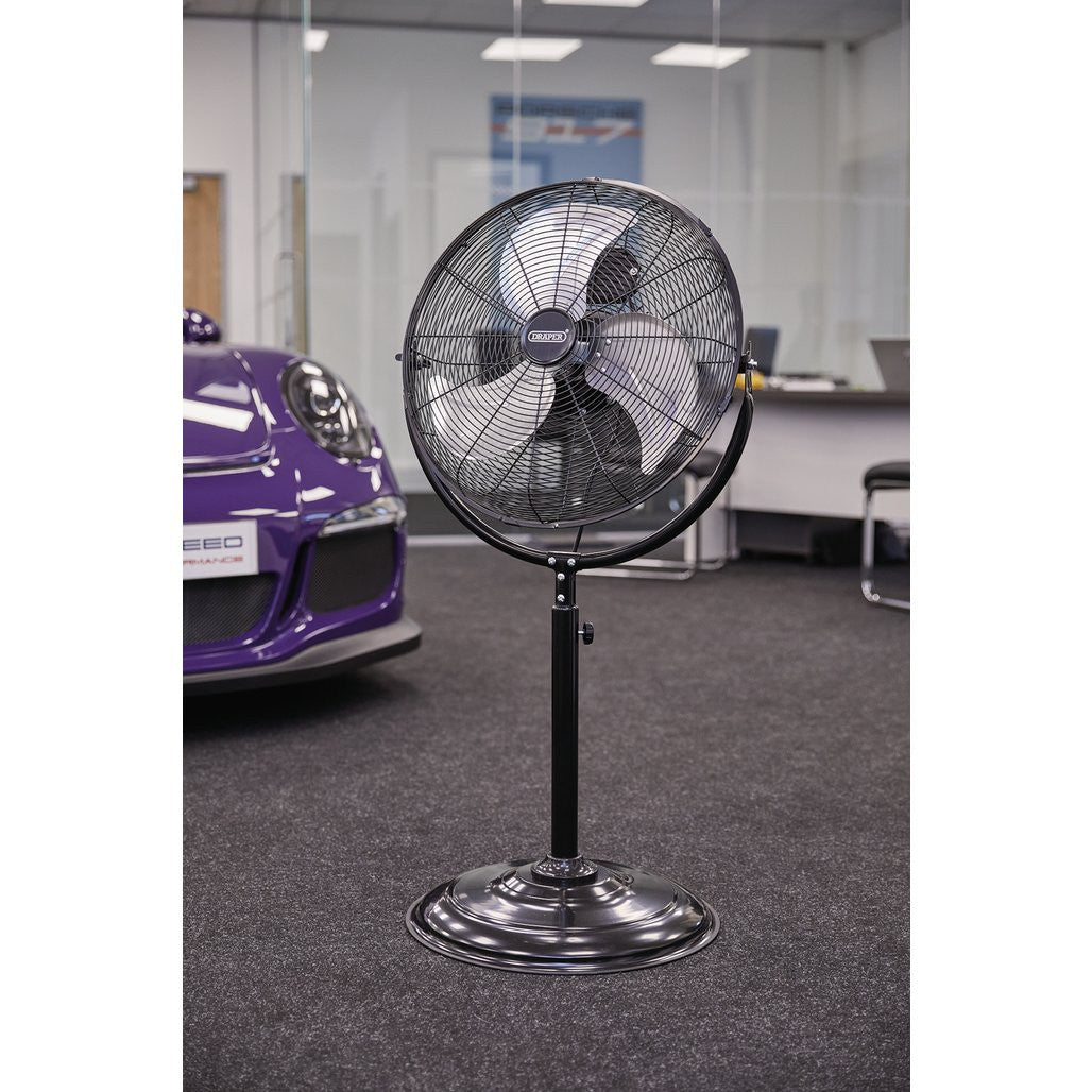 Draper 230V Pedestal Fan, 18"/450mm, 120W 70429