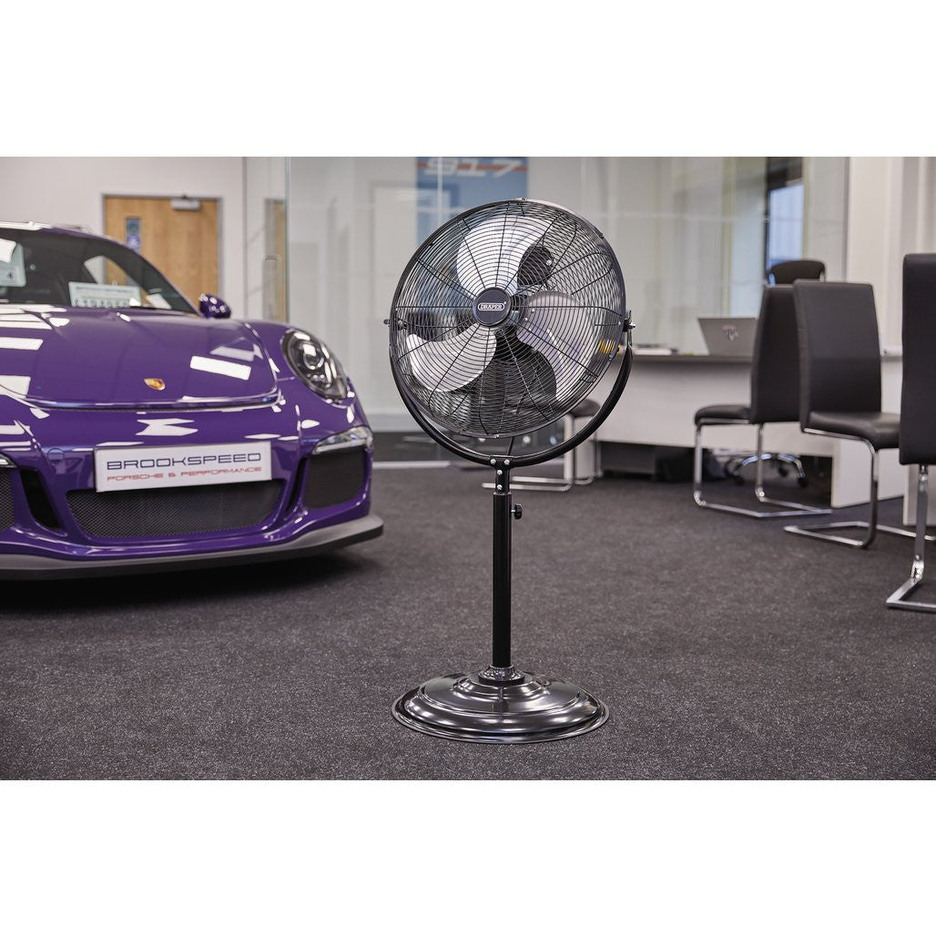 Draper 230V Pedestal Fan, 18"/450mm, 120W 70429