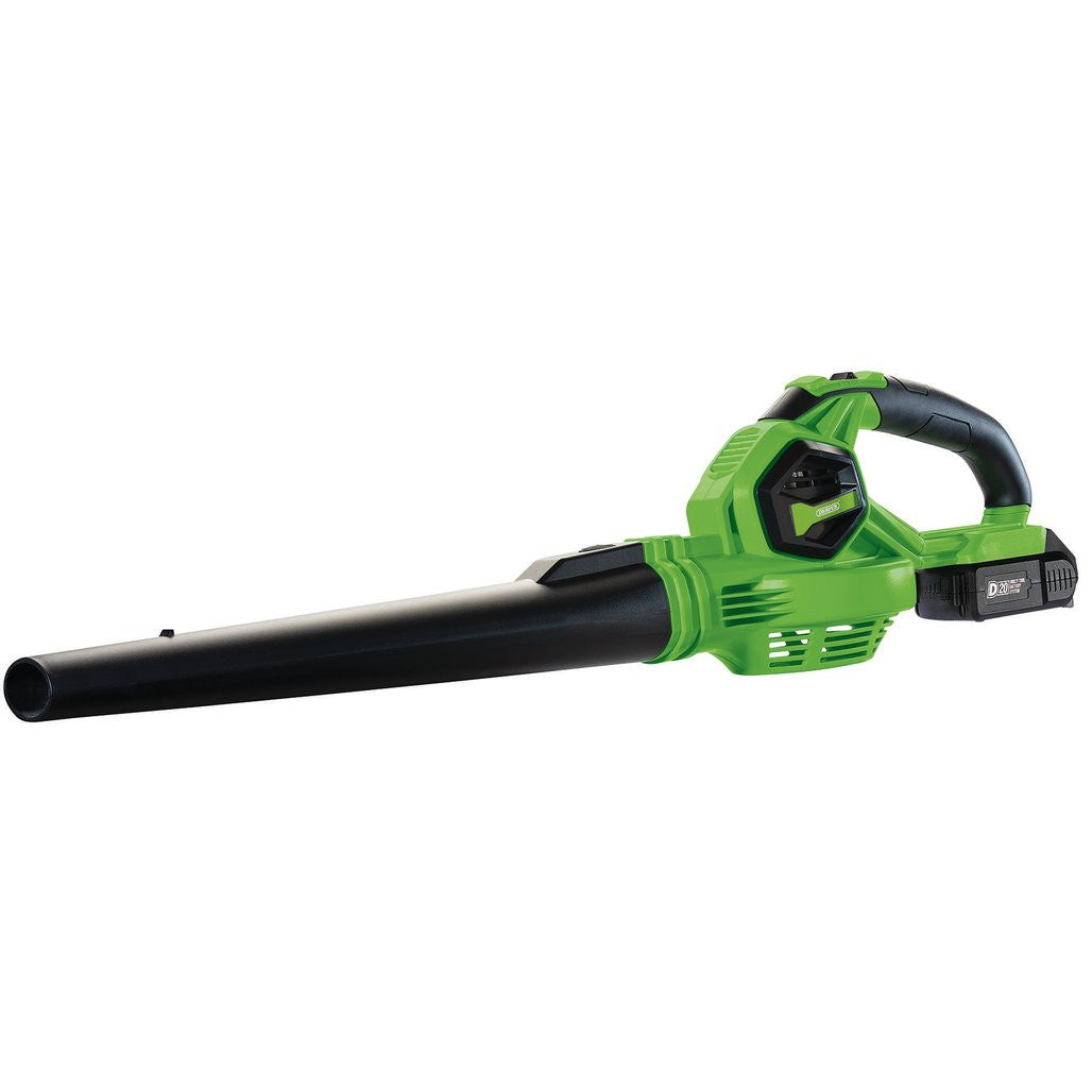 Draper D20 20V Leaf Blower, 1 x 2.0Ah Battery, 1 x Charger  70526