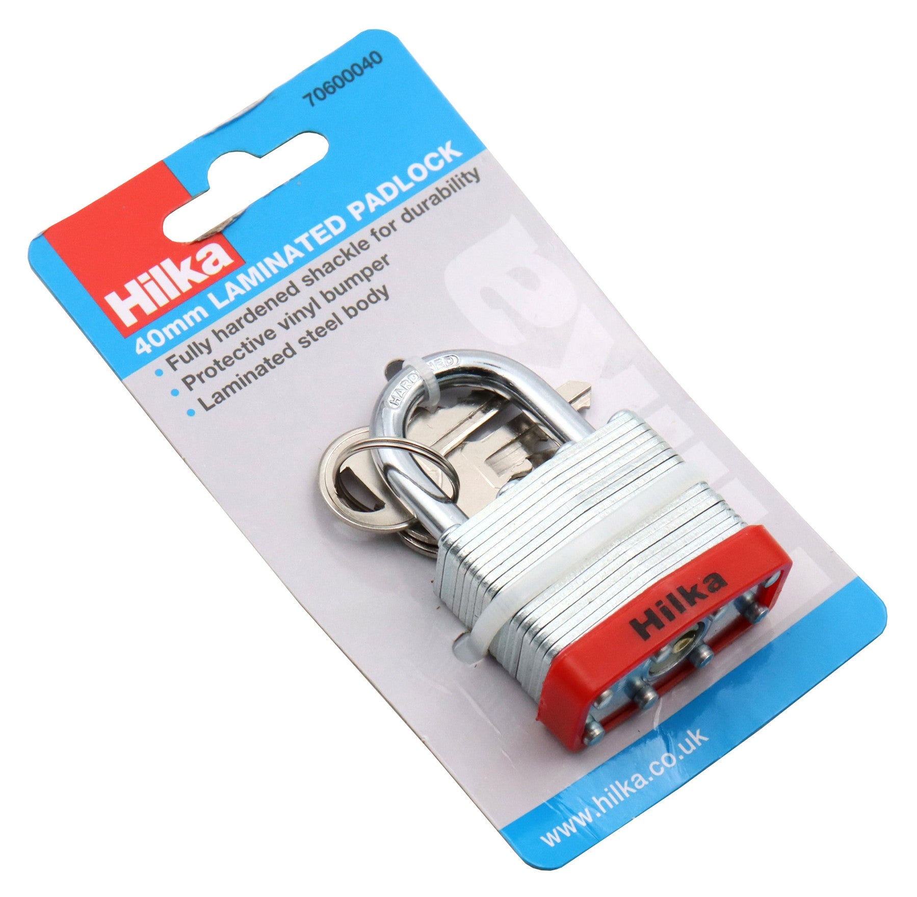 Hilka 40mm Laminated Padlock 70600040