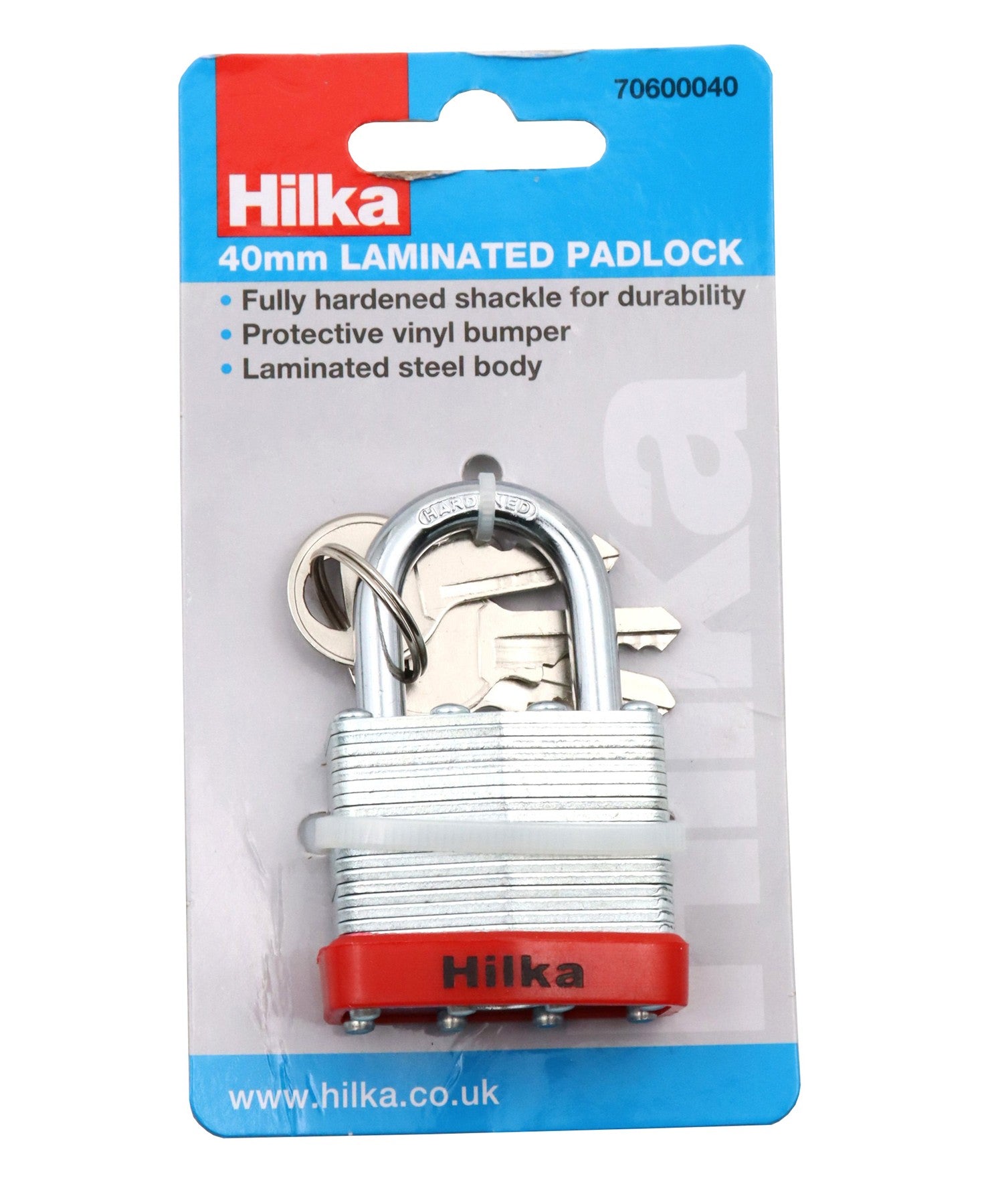 Hilka 40mm Laminated Padlock 70600040