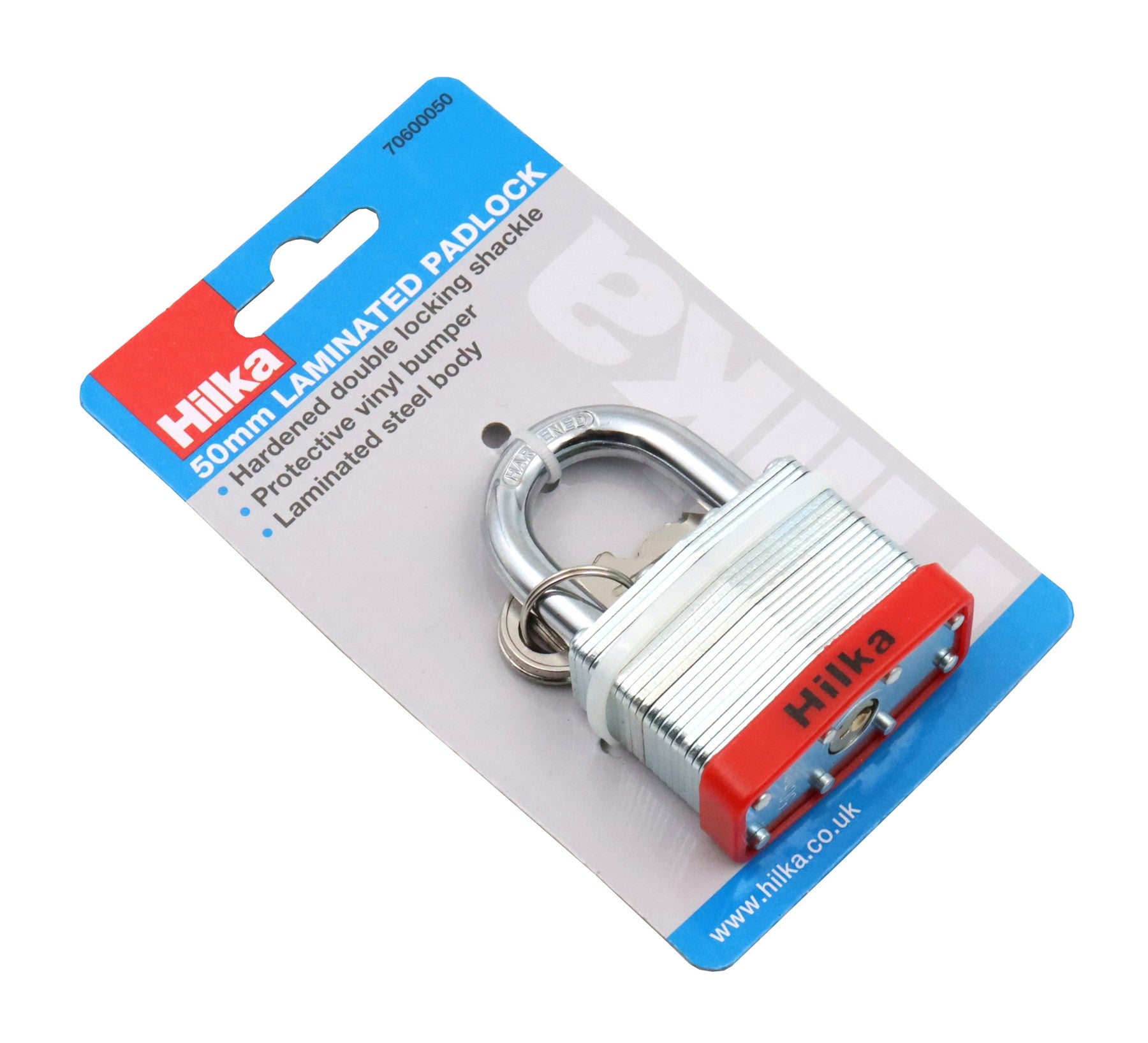 Hilka 50mm Laminated Padlock 70600050